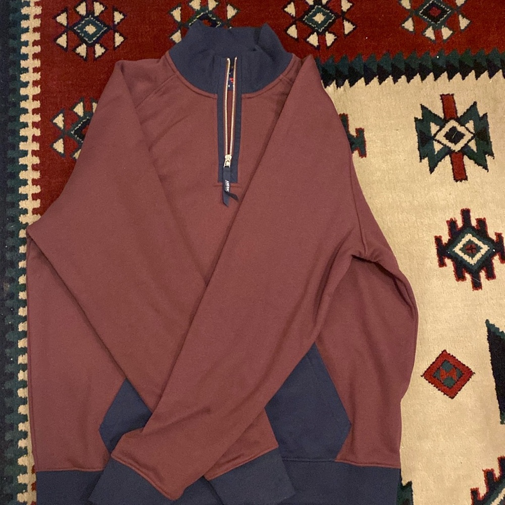 1/4 zip Perry Ellis